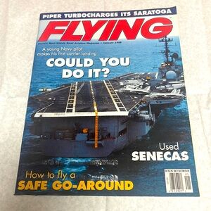 January 1998 Flying Magazine vintage Aviation magazine